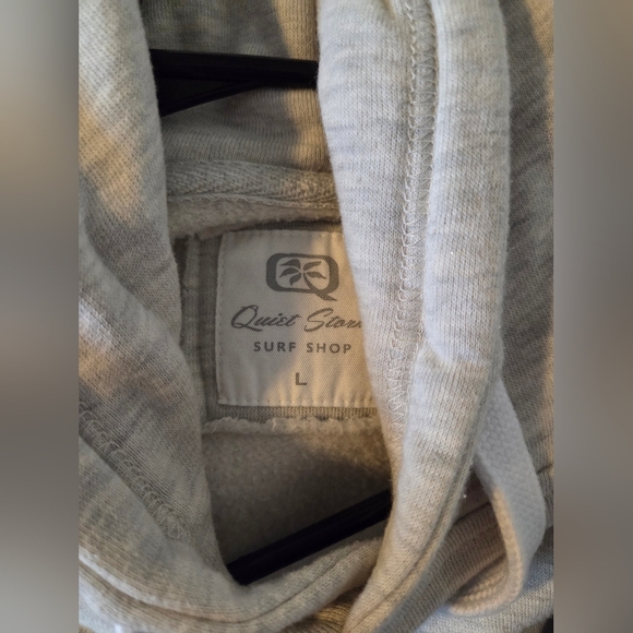QUIET STORM Cropped Hoodie | Size Large | Like New - Picture 3 of 3